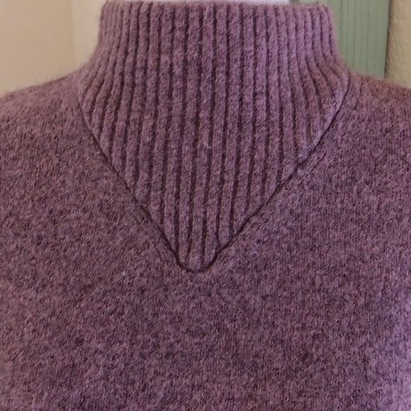 Madewell Dillon Mockneck Pullover Sweater. Cozycore. Outdoor.  Light Academia - Picture 4 of 13